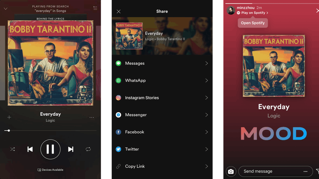 Search For Album On Spotify App